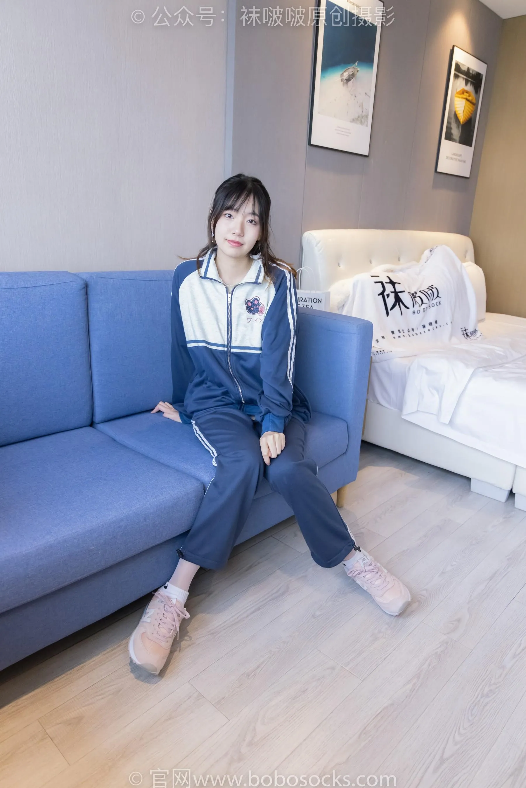 [BoBoSocks袜啵啵]NO.226 小甜豆-运动鞋、白棉袜、白丝 [87P]插图2